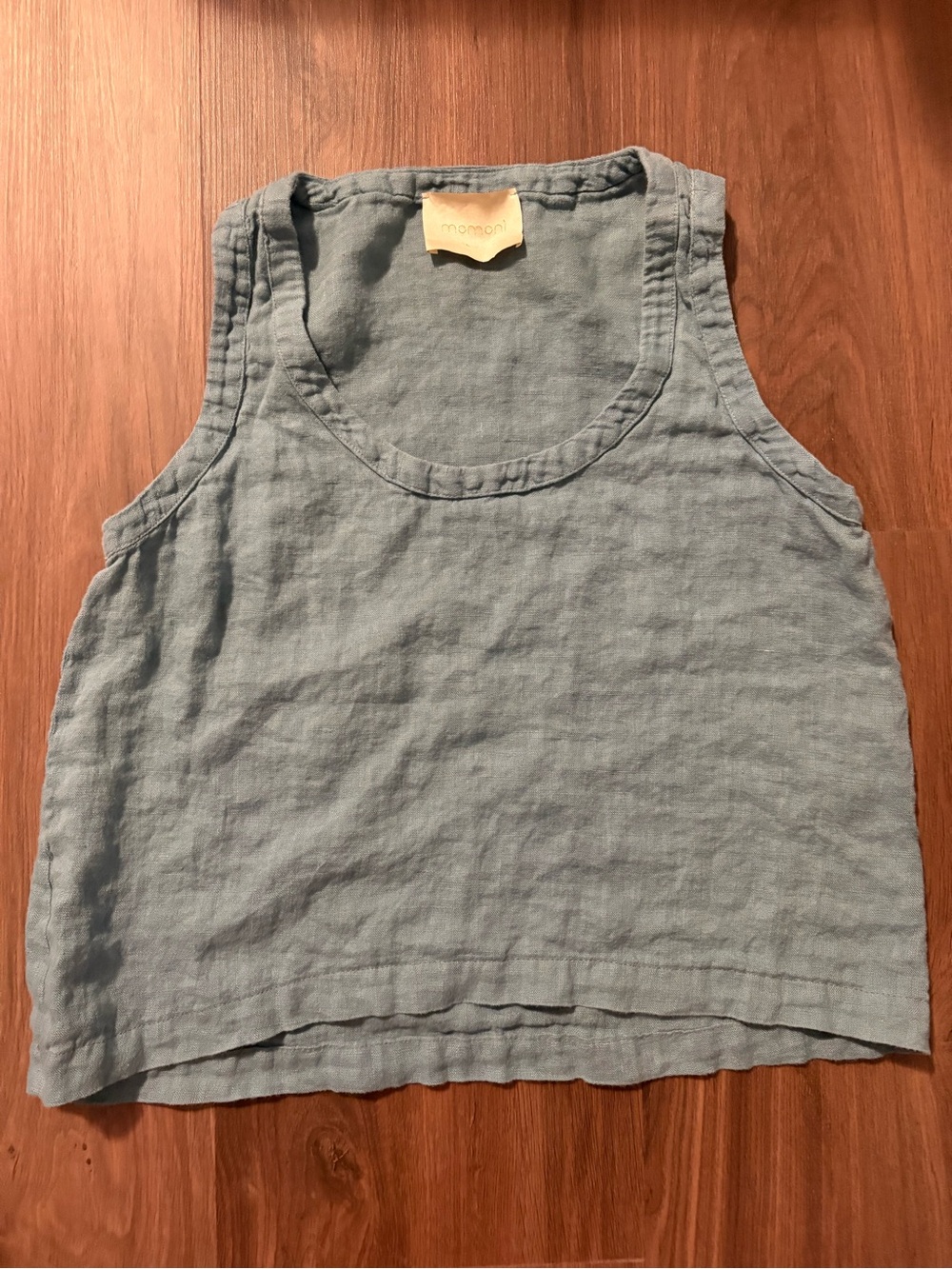 Momoni Blue Mola Top | Tank | size 40